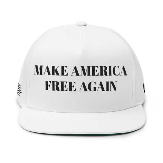 Stylish Flat Bill Cap with Embroidery – Make America Free Again, Unisex Fashion Hat, Trendy Snapback for Events, Statement Piece, Gift [...]